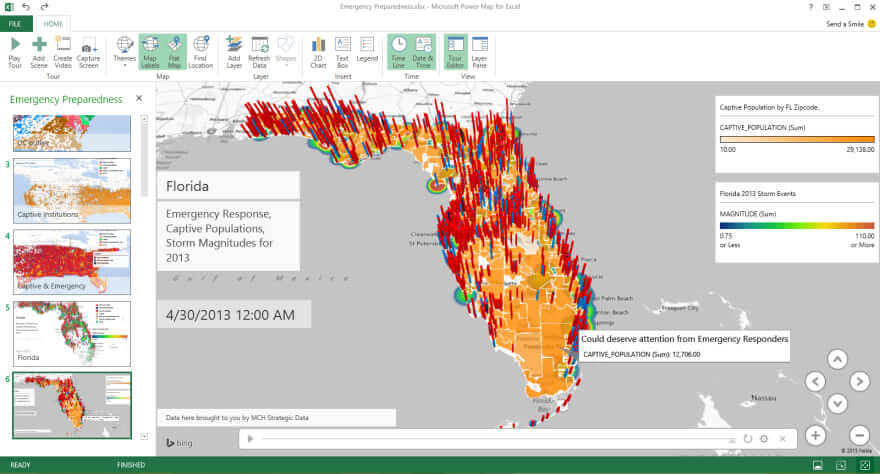 excel powermap